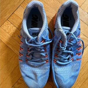 Nike Blue and Orange Running Shoes